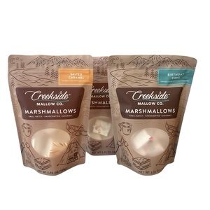 Creekside Mallow Co. Small Batch Handcrafted Gourmet Marshmallows Set of 3 New